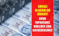 Emekli olacaklar dikkat, sakın bunu yapmayın! Binlerce lira kaybedersiniz, paranızı alamazsınız!
